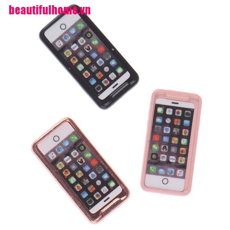 1 Mô Hình Điện Thoại Mini Tỉ Lệ 1 / 12 Xinh Xắn Dành Cho Búp Bê