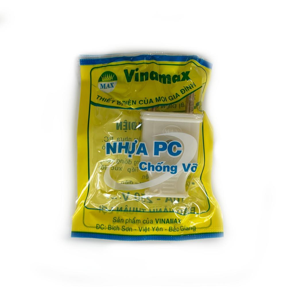 Phích cắm trắng VINAMAX - Φ4.5, phích cắm chân tròn thông minh VINAMAX