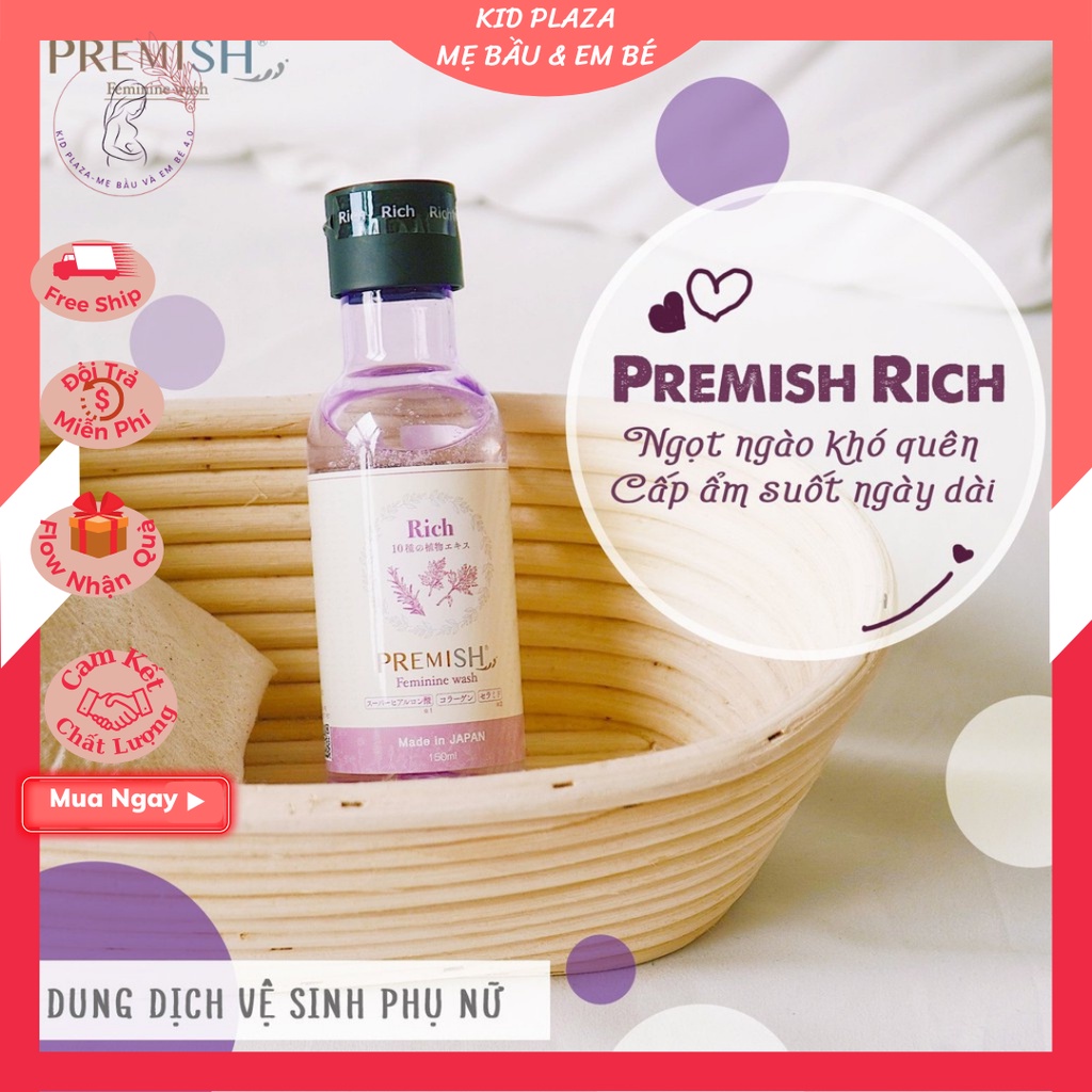 [Mua Gì Cũng Tặng]Dung dịch vệ sinh phụ nữ chăm sóc vùng kín PHcare Premish Femimine Wash [Hàng Chính Hãng Nhật Bản]