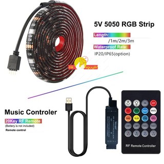 Dây đèn led đổi màu trang trí màn hình LCD,thùng máy tính điều khiển bằng remote