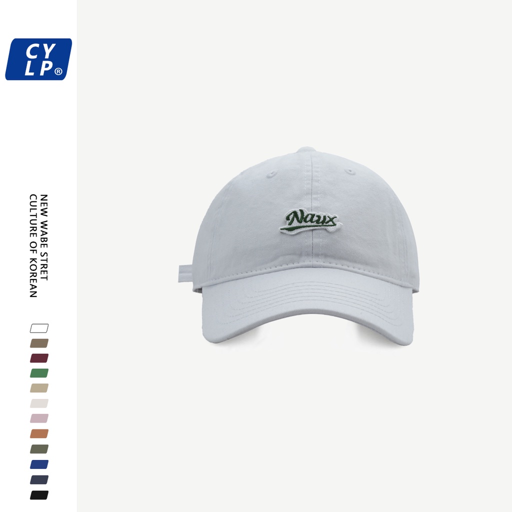 Mũ Lưỡi Trai Thêu Chữ Phong Cách Đường Phố Hàn Quốc Chất Lượng Cao