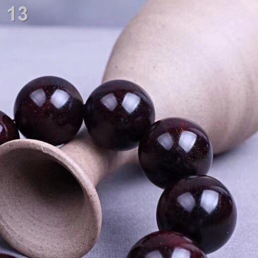 Gỗ đàn hương đỏ lá nhỏ đích thực 108 hạt Vòng tay chất liệu cũ đầy đủ của Venus 2.0 Wenwan cho nam và nữ
