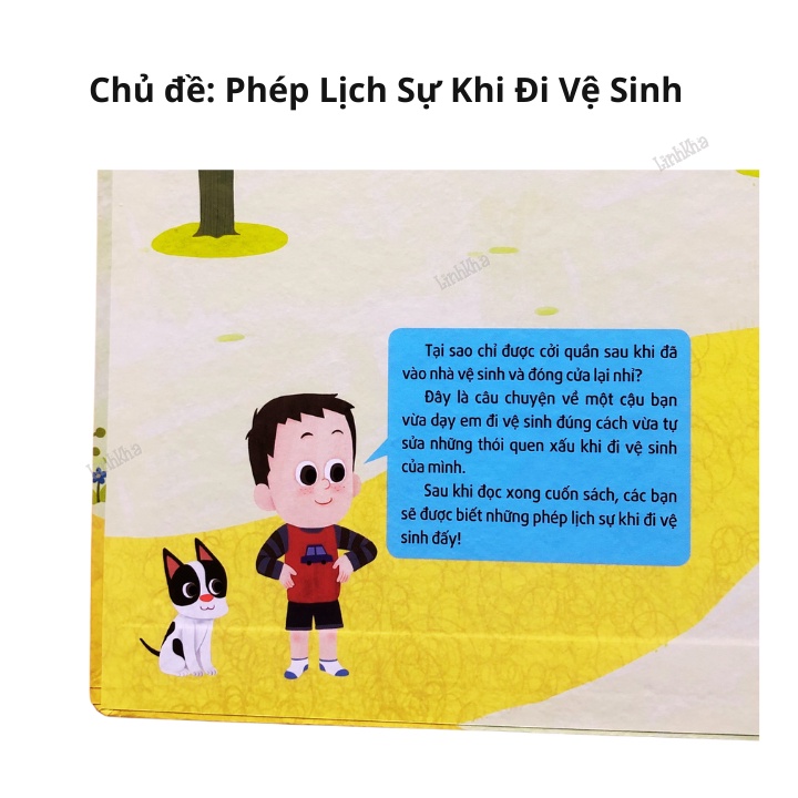 Sách Giáo Dục Giới Tính Câu Chuyện Về Phép Lịch Sự Đi Vệ Sinh - Dành Cho Trẻ Từ 3 Tuổi -Tân Việt
