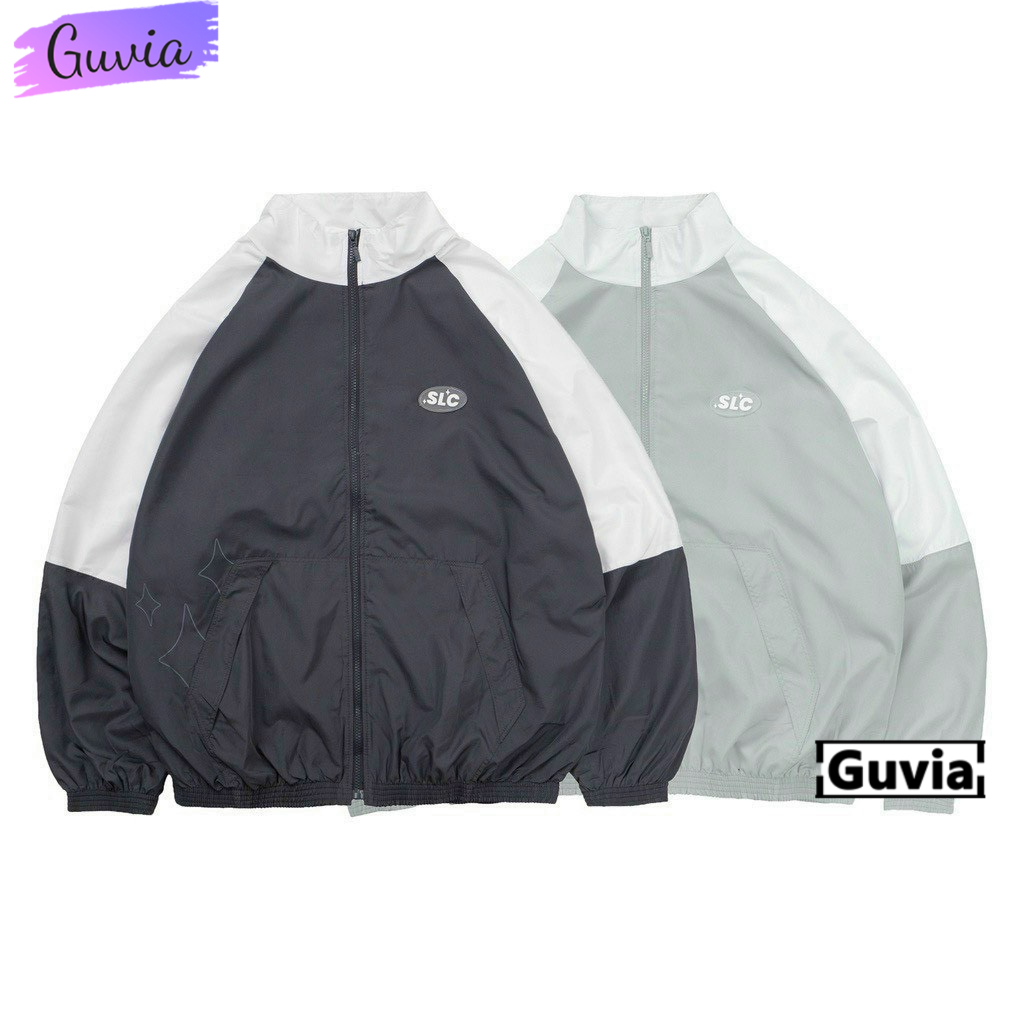 Áo Khoác Dù SLC Lớp Form Rộng Nam Nữ Unisex, Áo Gió Bomber Bóng Chày Chống Nắng Ulzzang GUVIA
