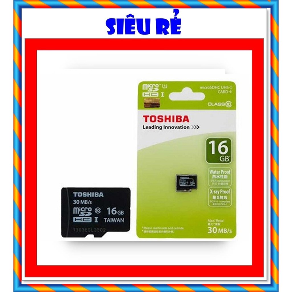 Thẻ nhớ Toshiba 16GB,32G M203 Tốc độ cao 85MB/s | BigBuy360 - bigbuy360.vn