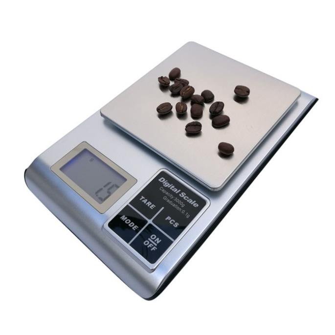 Cân điện tử 500g có nắp bảo vệ, màn hình hiển thị LCD rõ nét, cân chuẩn sai số không đáng kể MKW