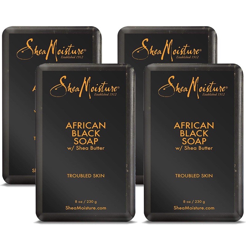 Xà phòng đen châu Phi giảm mụn Shea Moisture African Black Soap Bar