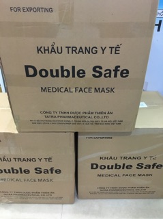 Khẩu trang y tế 3 lớp Double safe