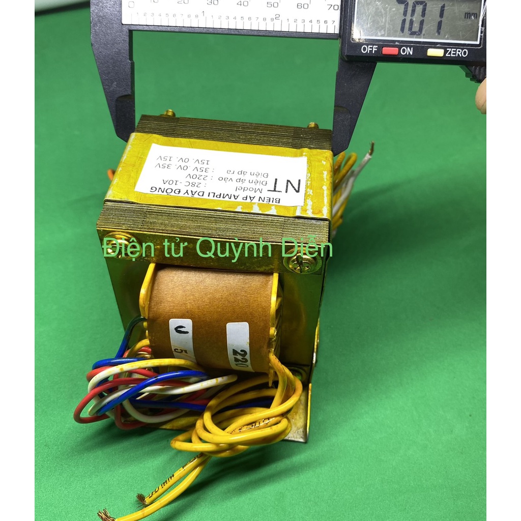 Biến áp Ampli 10A 30V đôi 100% Dây đồng - linh kiện điện tử QUỲNH DIỄN