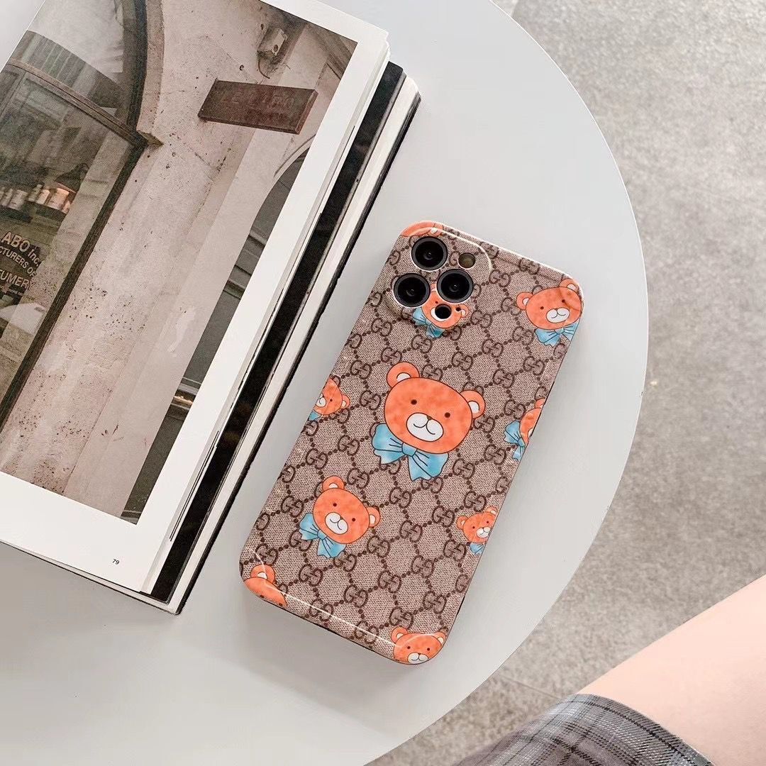 Ốp silicon Mềm Hình Gấu Đáng Yêu Cho Iphone 11 Pro Max 8 Plus 7 Xr Xs X 12 Pro Max Se 2020 | BigBuy360 - bigbuy360.vn