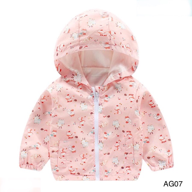 Áo gió 2 lớp cho bé 1-6y