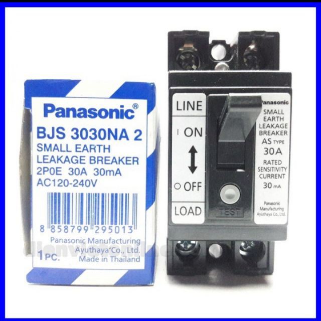 Cầu dao chống giật,CB cóc chống giật 15A 30A Panasonic