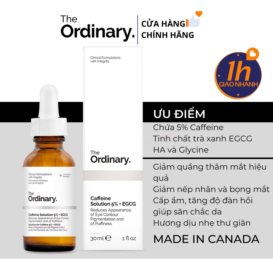 [𝓞𝓻𝓭𝓲𝓷𝓪𝓻𝔂]Serum giảm quầng thâm mắt Caffeine Solution 5%+EGC | BigBuy360 - bigbuy360.vn