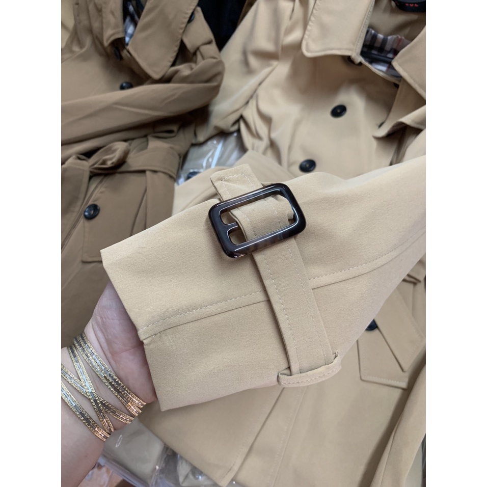 ÁO KAKI BURBERRY 2 LỚP LOT LỤA