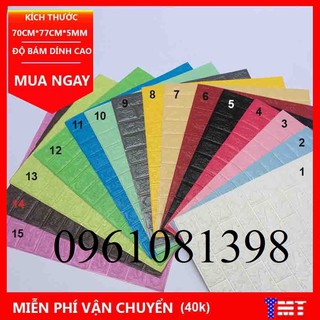 Sỉ Xốp Dán Tường Nhiều Màu (kt 70x77cm)