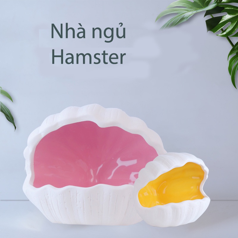 Nhà ngủ cho chuột Hamster Size lớn dáng vỏ sò - Hàng loại 1