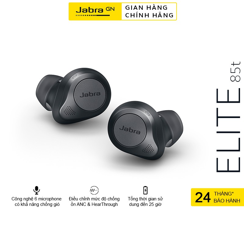 Tai Nghe Bluetooth True Wireless JABRA ELITE 85T - Hàng Chính Hãng