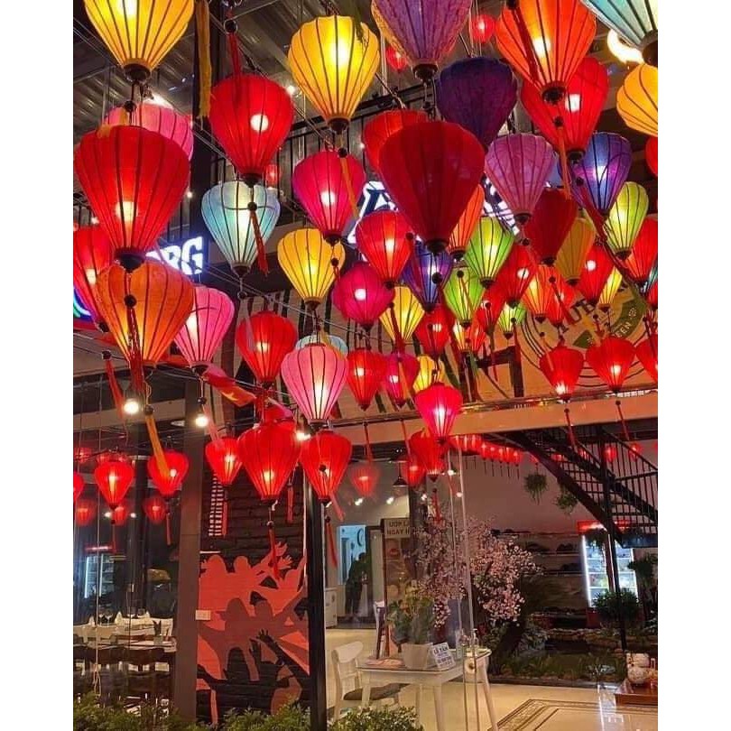 Xưởng lồng đèn Hội An kim ngân 2