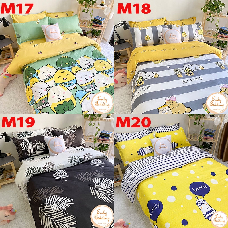 Bộ Chăn Ga Gối Coton 3D hàng nhập khẩu Emly Bedding.( Ảnh thật ) | WebRaoVat - webraovat.net.vn