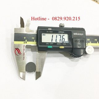 bộ 200 viên nam châm đen kích thước phi 12mm dày 3mm