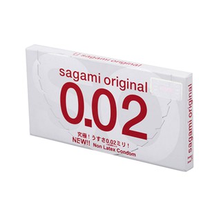 Bao cao su Sagami Original 0.02 hộp 2 cái
