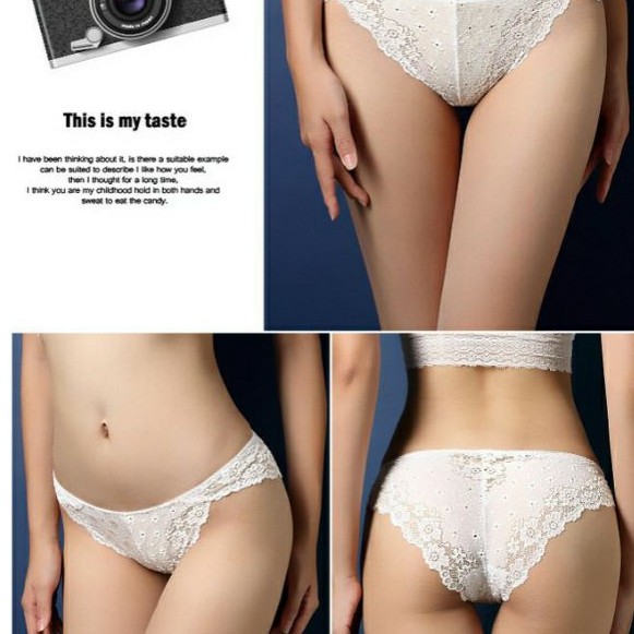 Quần lót sexy ren gợi cảm AMUSE DL05 🔥SIÊU SALE🔥đồ lót nữ sexy size tới 58kg mặc trong váy ngủ sexy bộ đồ lót nữ | BigBuy360 - bigbuy360.vn