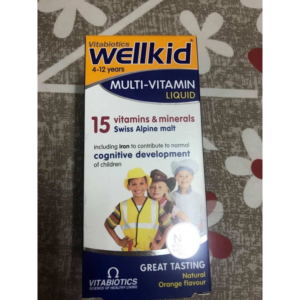 Wellkid multi vitamin cho bé từ 4-12 tuổi