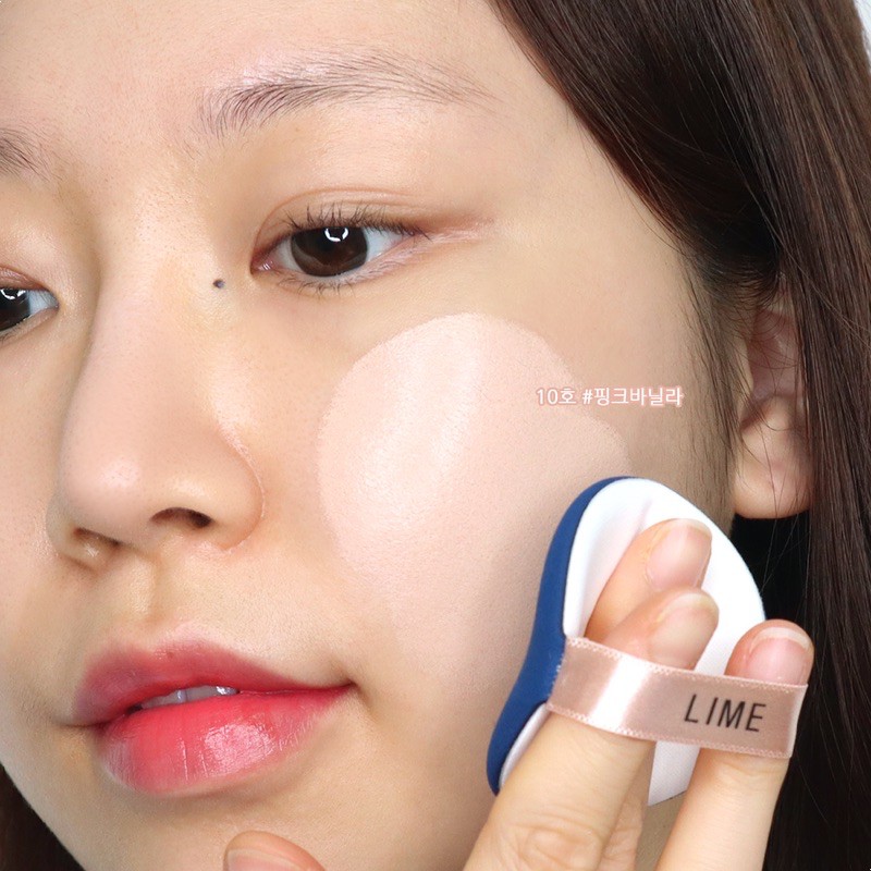 Phấn Nước Lime Real Cover Pink / V Collagen Ample Cushion Spf50+ / Pa+++
