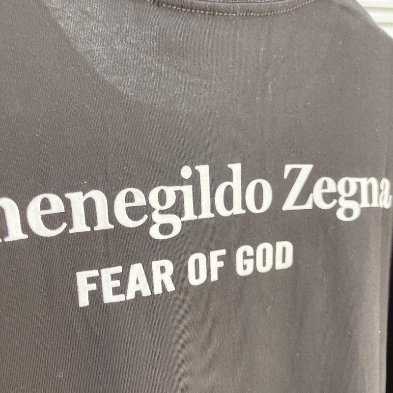 ⚡️[Nomar Quality] - Áo Tee FOG FEAR OF GOD x Z.E.G.N.A in Black, Áo thun FOG