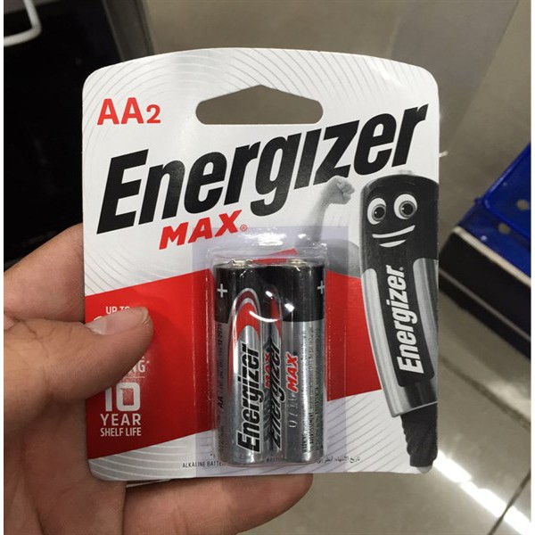 Pin 2A Energizer Max-Combo 2 vỉ