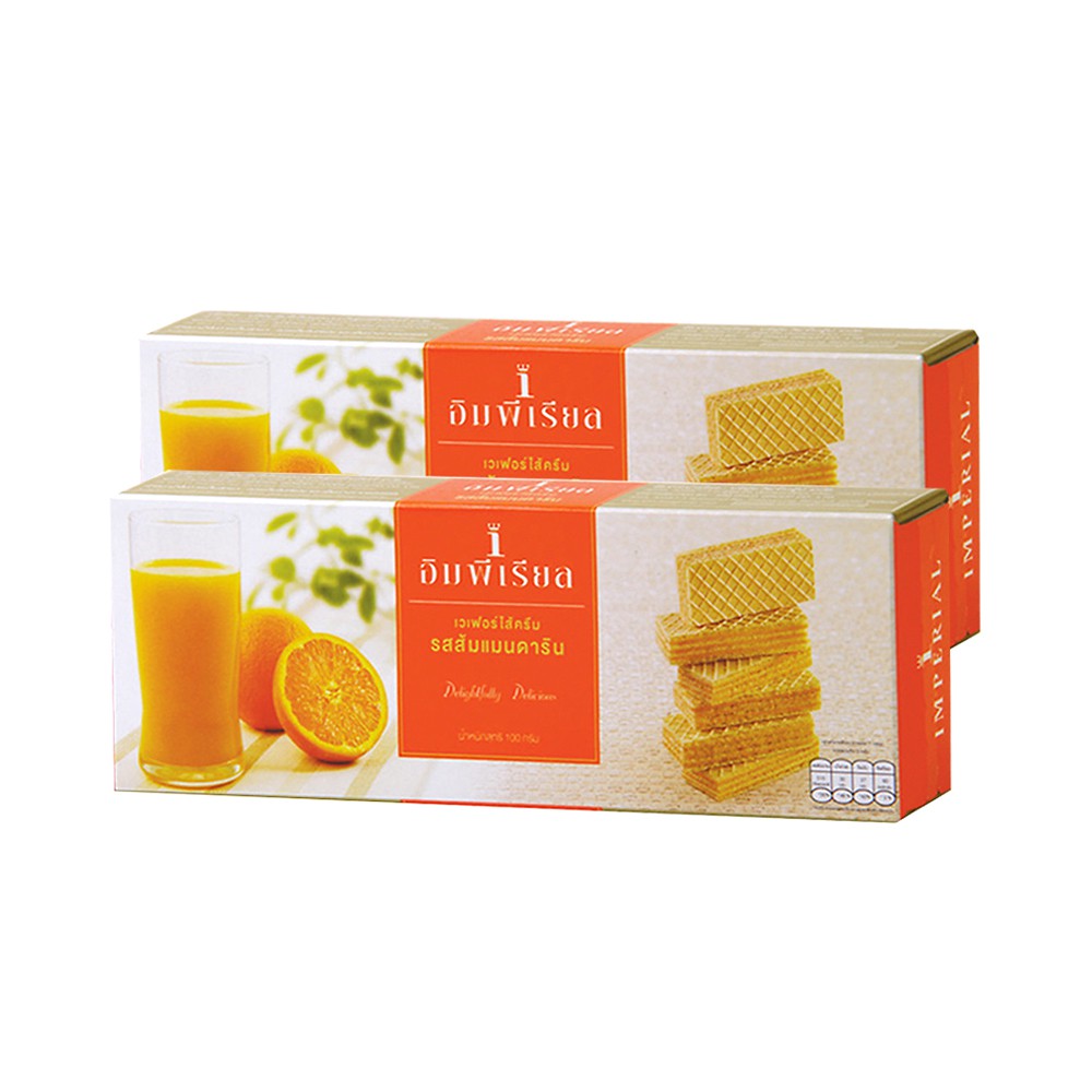 Bánh xốp nhân kem Imperial Thái Lan 100g