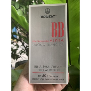 Kem trang điểm BB Alpha dưỡng trắng da, mềm mịn, che khuyết điểm Thorakao MỚI