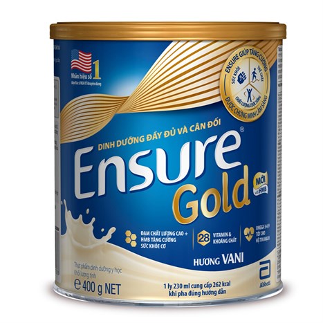 Sữa bột Ensure Gold vani 400g