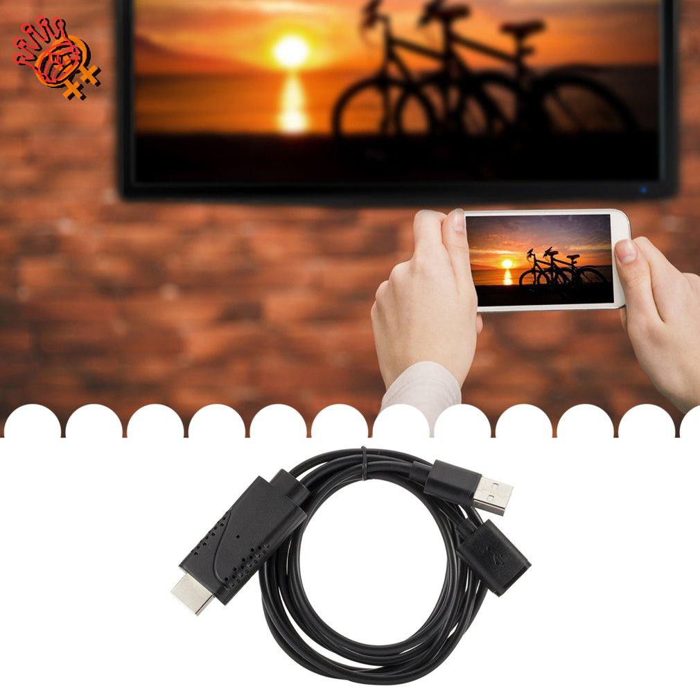 ✌2 In 1 USB Female To HDMI-compatible Male TV Ad Ter Cable For Android