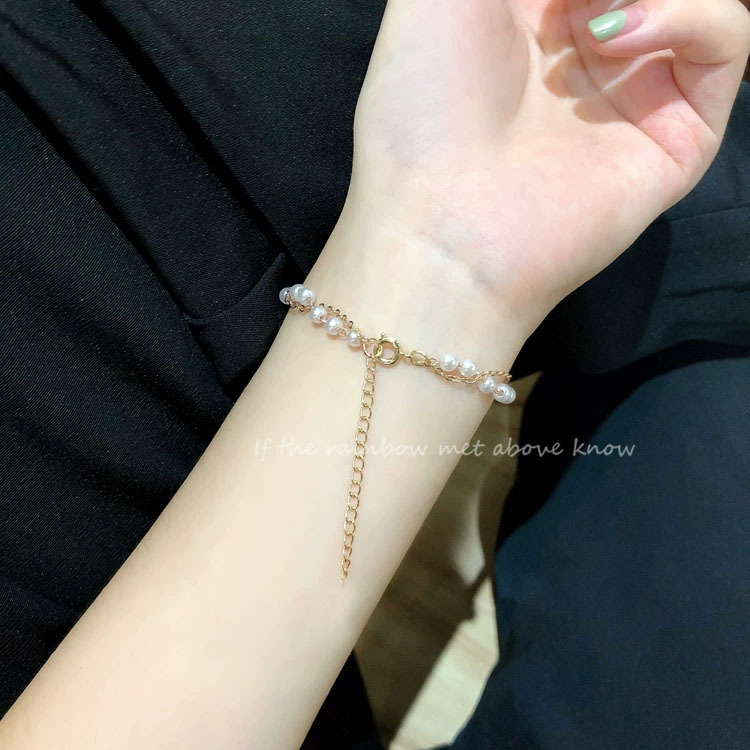 Vòng Tay Ngọc Trai Nhân Tạo Nhiều Lớp Thời Trang