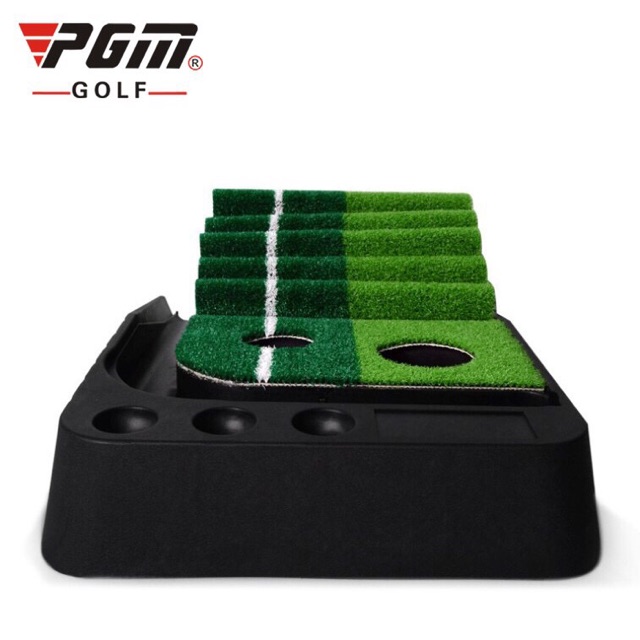 Bộ Thảm Tập Golf putting 2 color cao cấp có đường dẫn Bóng Về -Chính hãng pGM