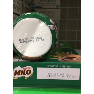 Bột sữa lúa mạch Milo hộp 285g và hủ 400g