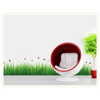 Decal dán tường Chân tường lúa xanh DCT004