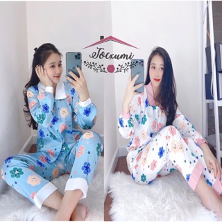 [MẪU MỚI] [CLIP] BỘ MẶC NHÀ PIJAMA LỤA SATIN CAO CẤP [HÀNG ĐẸP]
