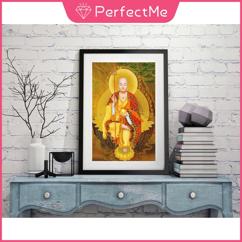 Tranh Đính Đá 5D Tự Làm Hình Phật 30×40cm Trang Trí Nhà Cửa