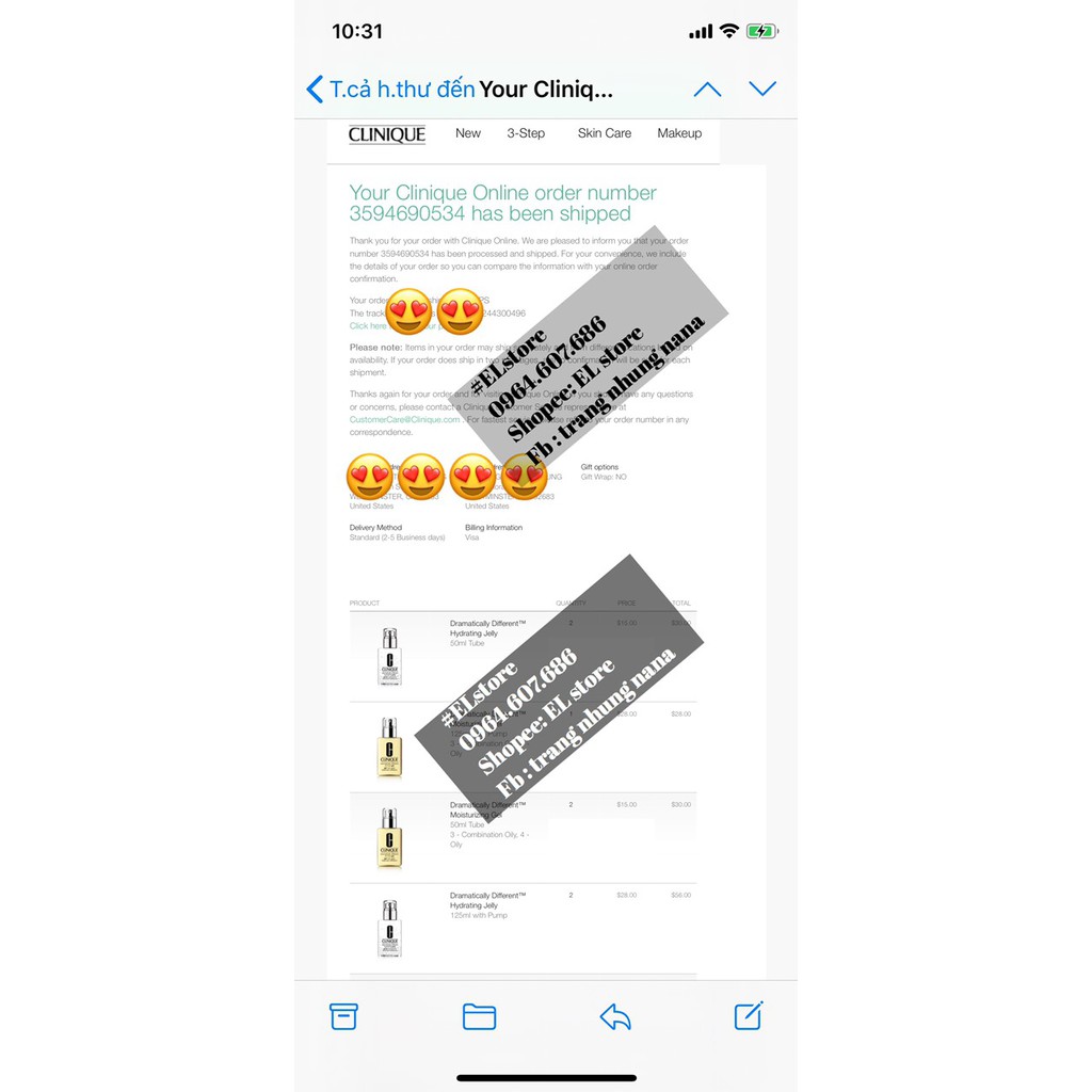 Kem dưỡng clinique gel - jelly - lotion +