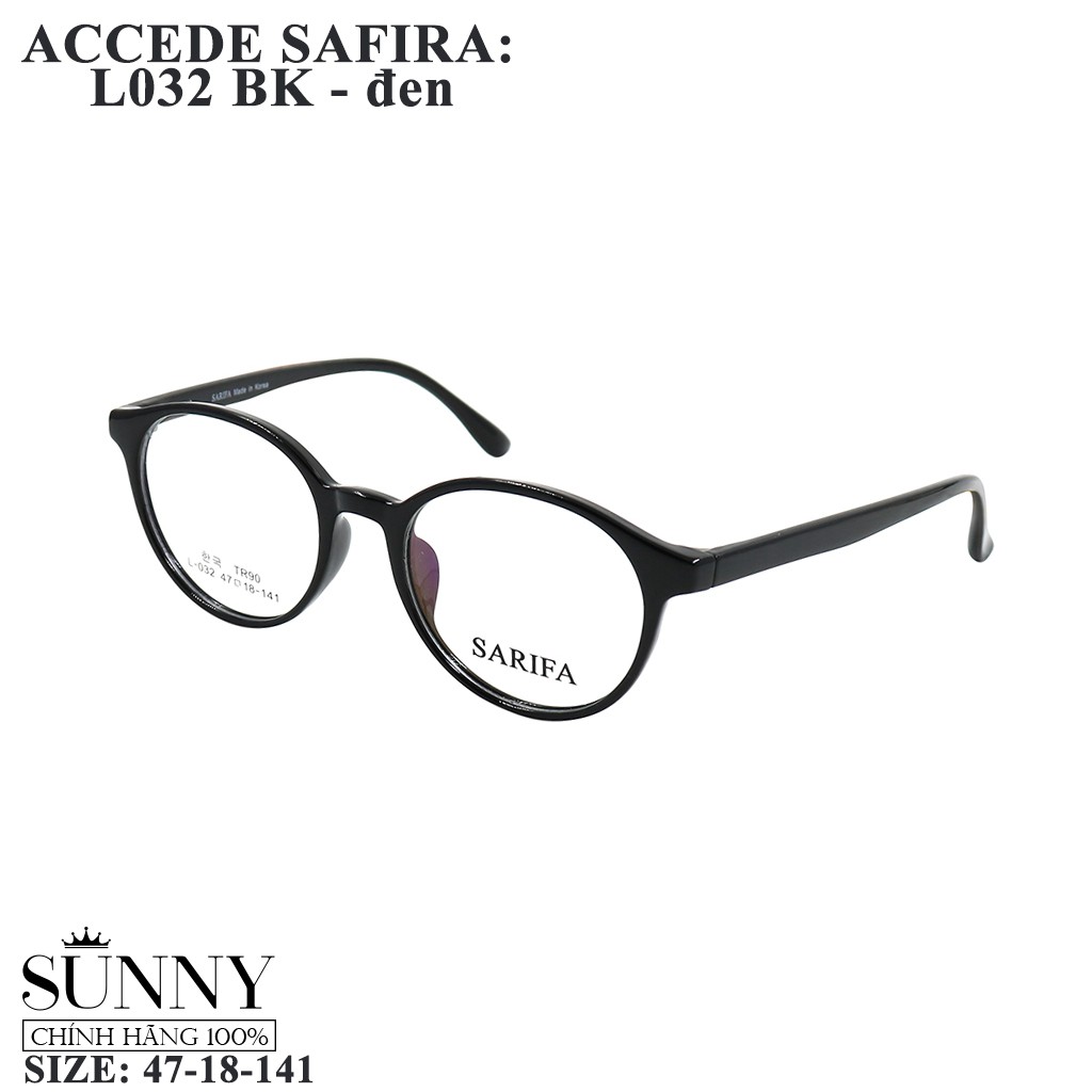 Gọng kính nam nữ Accede Safira 6158 - L032 - - chính hãng Korea, bảo hành toàn quốc