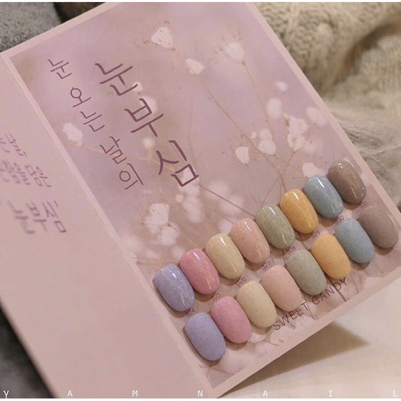 Sơn gel lông nhũ cao cấp Hàn Quốc Sweet Candy Nail collection Nun Boo Sim tách set [GIÁ LẺ 1 CHAI]