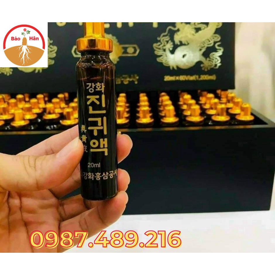 [[ HÀNG CHÍNH HÃNG ]TINH CHẤT ĐÔNG TRÙNG HẠ THẢO HÀN QUỐC, HỘP GỖ 60 ỐNG