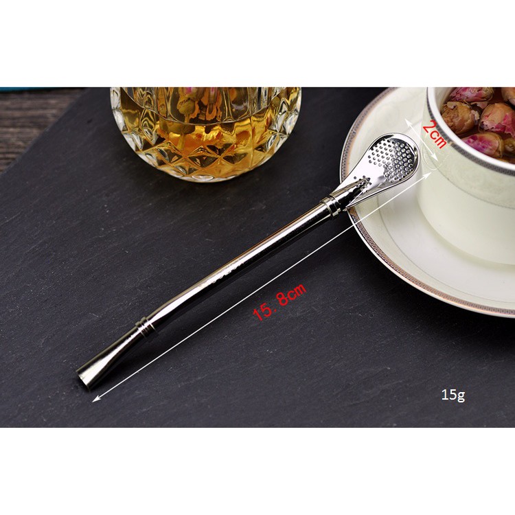 Ống hút inox 304 - Xesea - 15.8cm