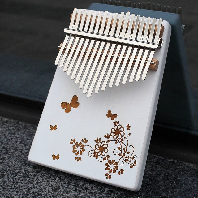 Đàn kalimba 17 phím gỗ tràm nguyên khối Mahagony GECKO000077