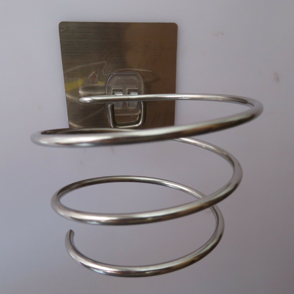 Kệ Để Máy Sấy Tóc Inox Dán Tường, Giá Đỡ Máy Sấy Tóc Tiện Lợi
