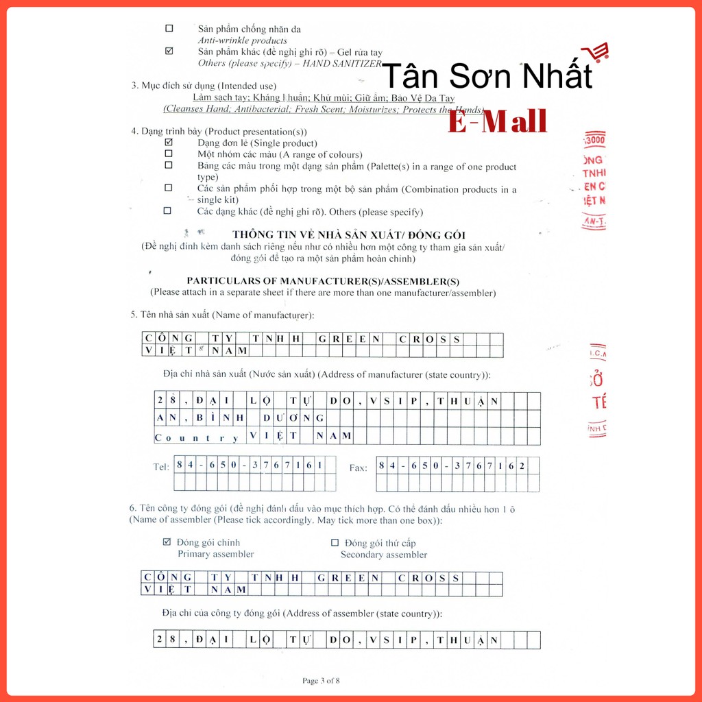 [Chính hãng] Nước rửa tay khô Kháng Khuẩn Green Cross hương Trà Xanh (Hàng sẵn)