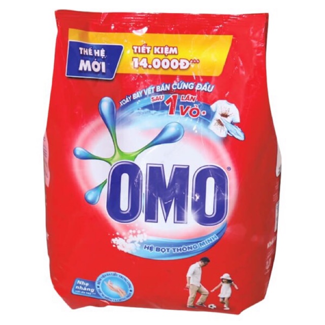 Bột giặt Omo hệ bọt thông minh 1,2Kg