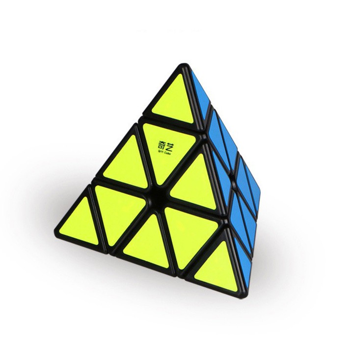 Rubik Biến Thể Pyraminx Qiyi QiMing Boba Store Rubik Tam Giác Bản cao cấp